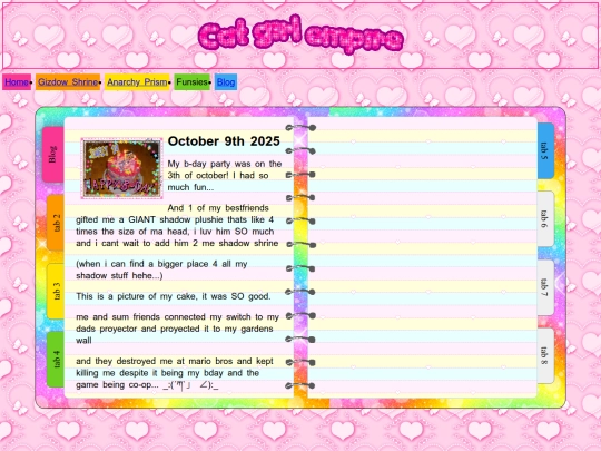 blog screenshot