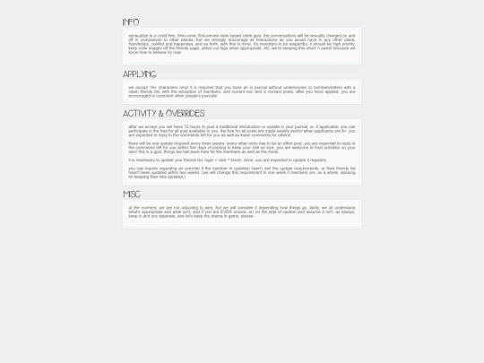 rules screenshot