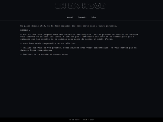 infos screenshot
