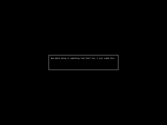 message screenshot