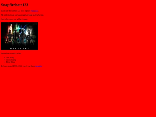 index screenshot
