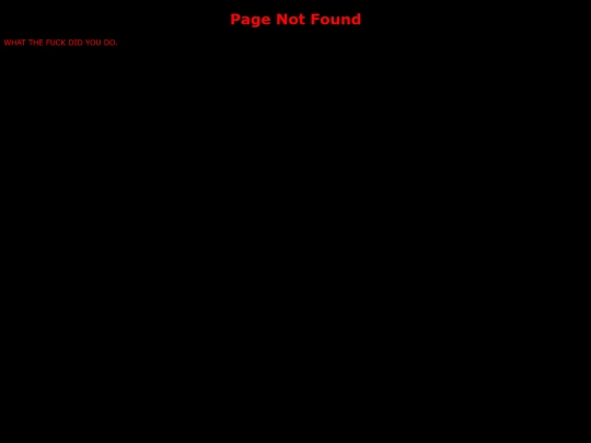 not_found screenshot