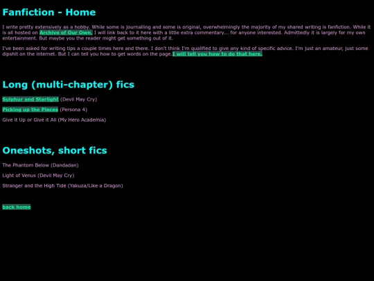fanfiction/fanfic_home screenshot