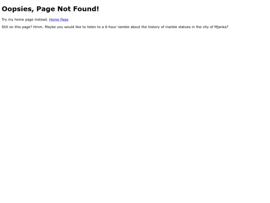 not_found screenshot