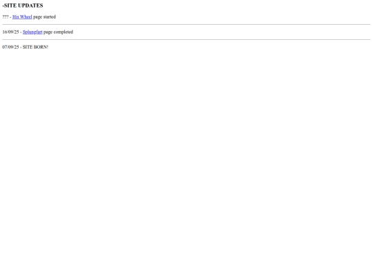 siteupdates screenshot