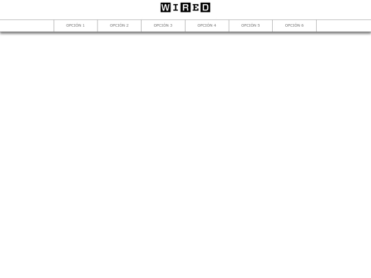 MenuWIRED/wiredHTML screenshot
