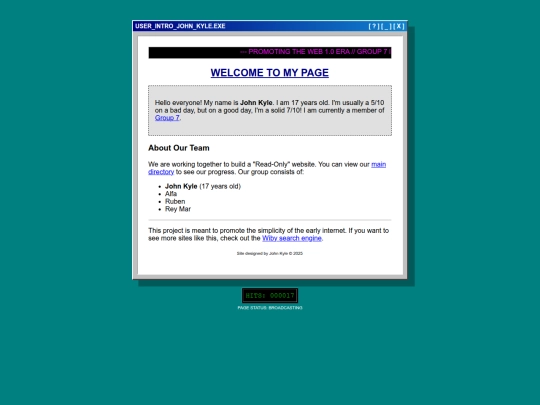 index screenshot