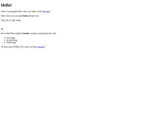 index screenshot
