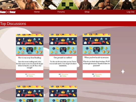 Forums screenshot
