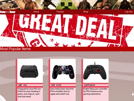 Shop screenshot