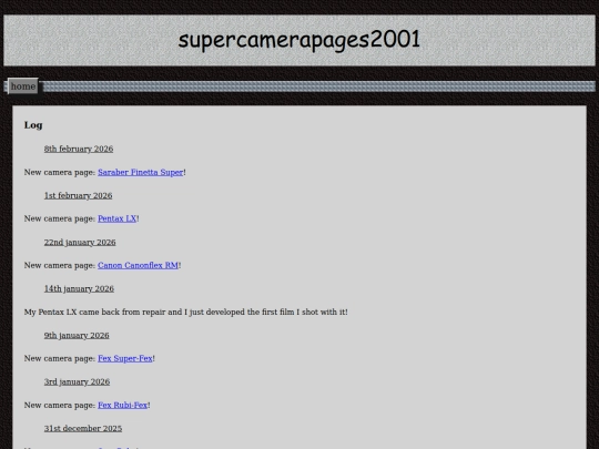 log screenshot