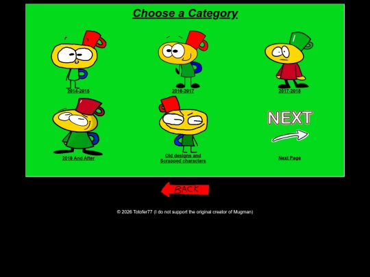 Characters screenshot