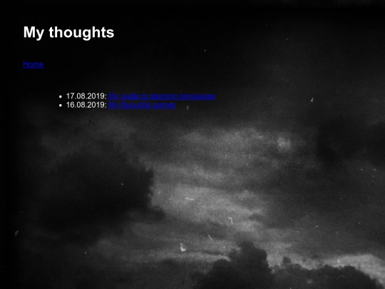 thoughts screenshot