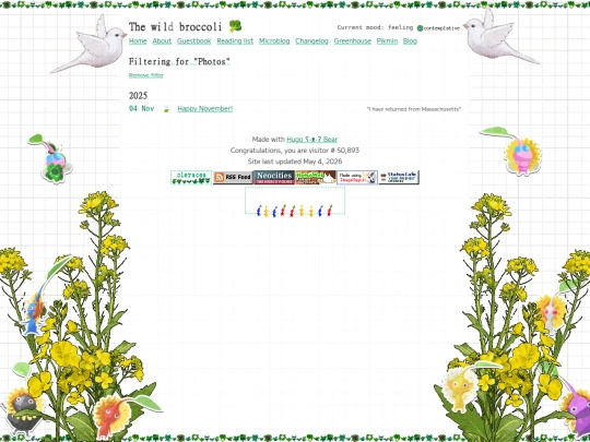 blog/photos screenshot