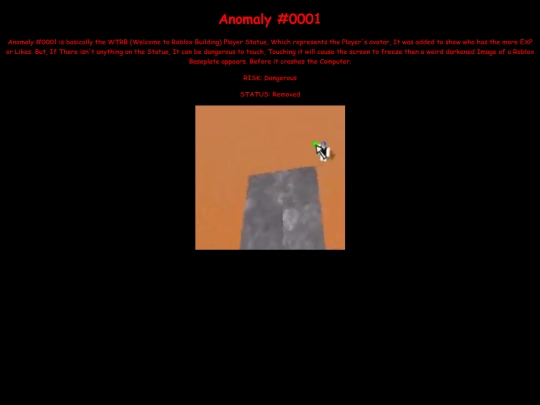 Anomaly0001 screenshot