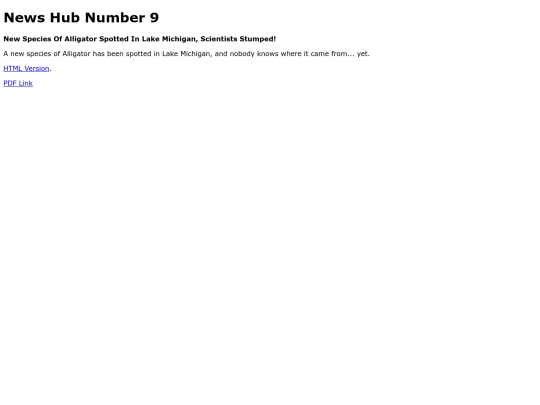 NewsHubNumberNine screenshot