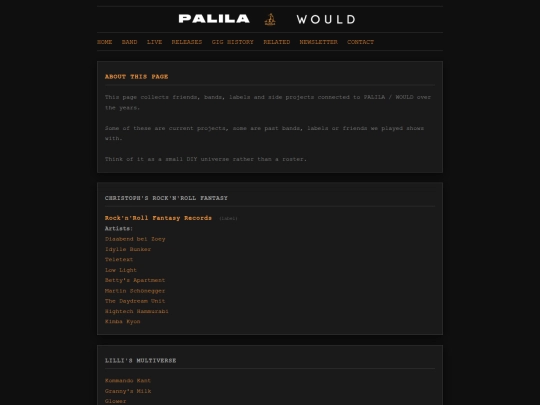 pages/related screenshot