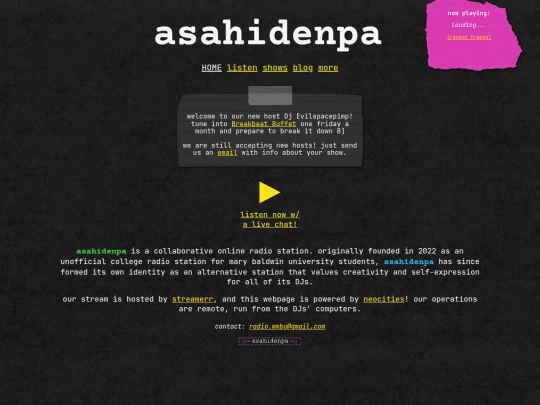 index screenshot