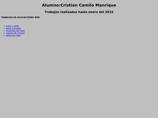 index screenshot