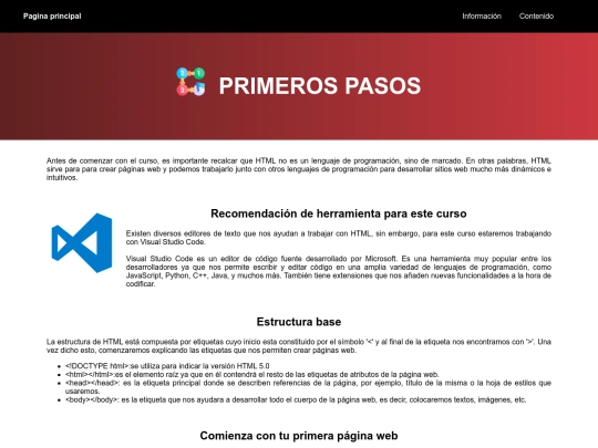 Primeros-pasos screenshot