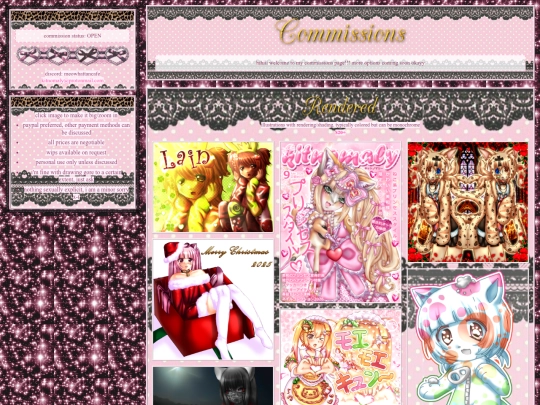commissions screenshot