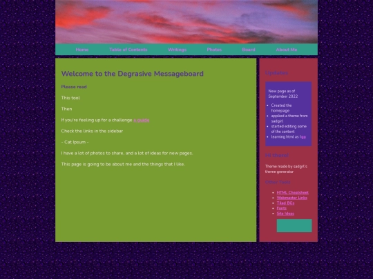 board screenshot