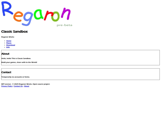 info screenshot