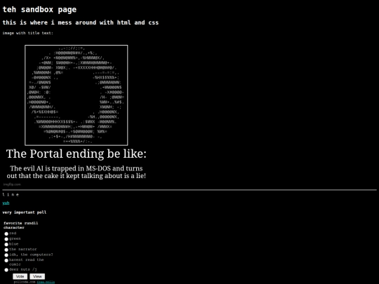 sandbox screenshot