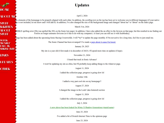 blog screenshot