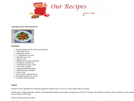 Asian Pork Stir Fry with Steamed Rice screenshot
