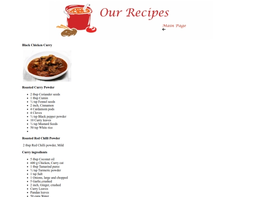 Black Chicken Curry screenshot