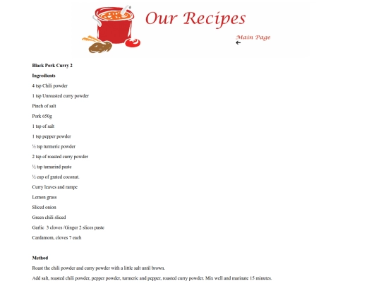 Black Pork Curry 2 screenshot