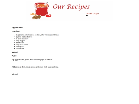 Eggplant Salad screenshot