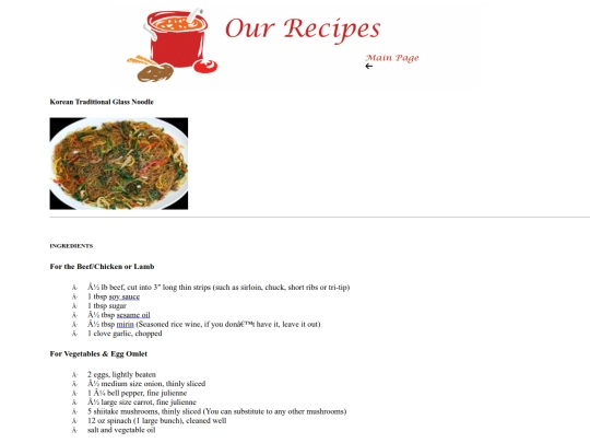 Korean Traditional Glass Noodles screenshot