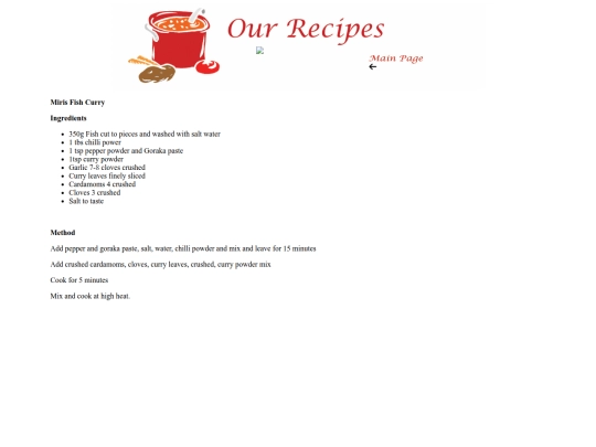 Miris Fish Curry screenshot