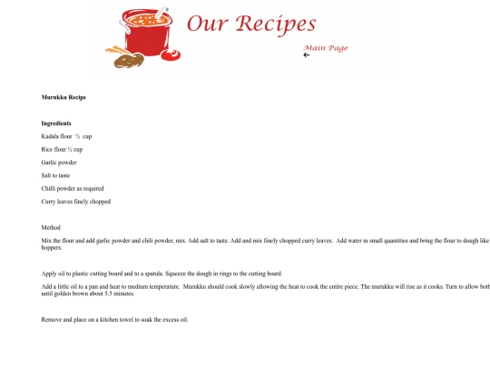 Murukku Recipe Anoma screenshot