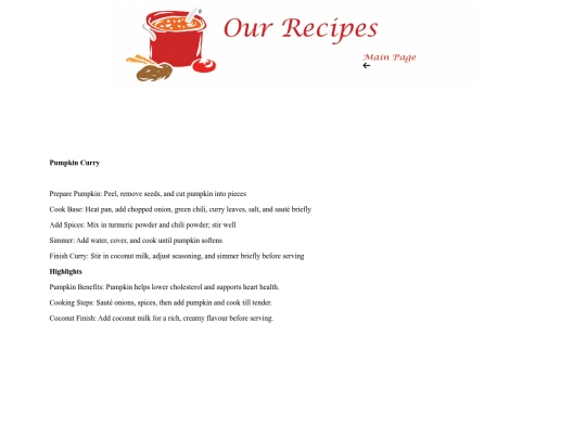 Pumpkin Curry screenshot