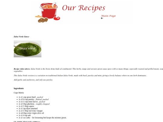 Salsa Verde Sauce screenshot