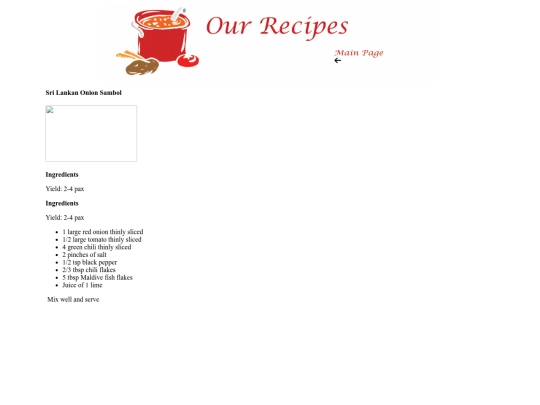 Sri Lankan Onion Sambol screenshot