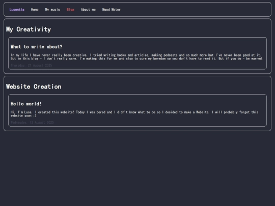 blog screenshot