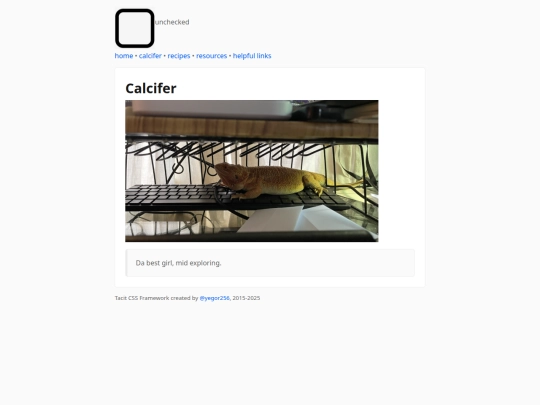 calcifer screenshot