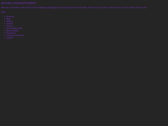 index screenshot