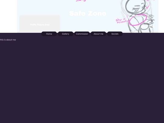 Pages/about-me screenshot