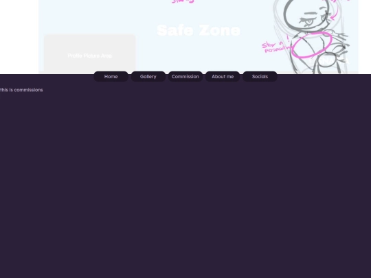 Pages/commission screenshot