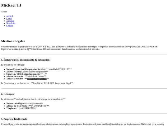 mentions-legales screenshot