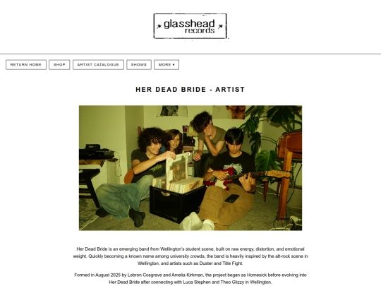 artist's/herdeadbride screenshot