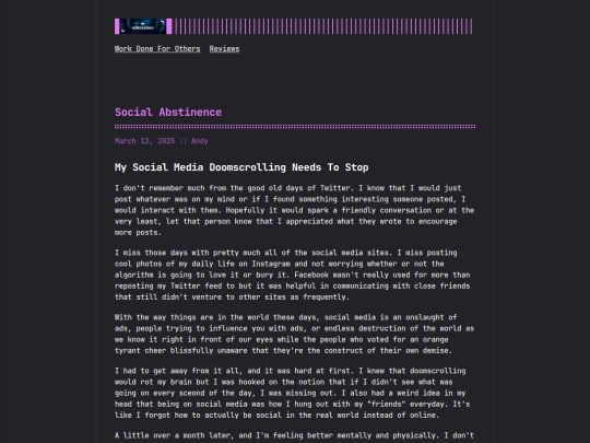 social-abstinence screenshot