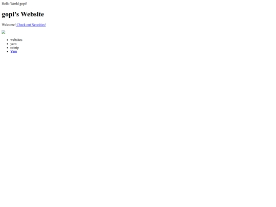 index screenshot