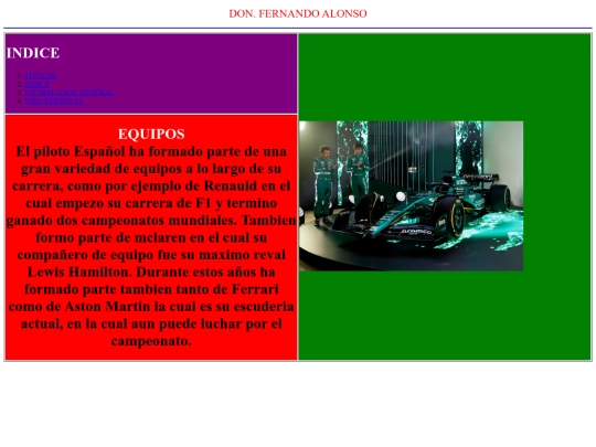 trabajo de html/equipos screenshot