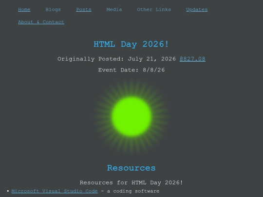 Blogs/Life/html_day_2026 screenshot